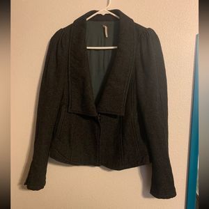 Free People Size 4 Grey Blazer